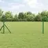 vidaXL Eurozaun Grün 0,8 x 25 m PVC-beschichtetes Eisen (42004388)