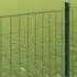 vidaXL Eurozaun Grün 0,8 x 25 m PVC-beschichtetes Eisen (42004388)