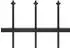vidaXL Gartenzaun mit Speerspitze Stahl 181 x 100 cm Schwarz (144925)