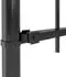 vidaXL Gartenzaun mit Speerspitze Stahl 714,5 x 150 cm Schwarz (277632)