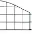 vidaXL Gartenzaun Set Konvex 77,3x26 cm Grün (146101)