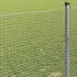 vidaXL Geschweißter Drahtzaun Silber 1,5 x 10 m (42004902)