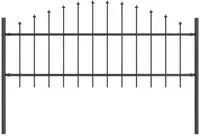 vidaXL Gartenzaun WOERDEN 6 stk. 170 x 115 cm Grau