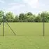 vidaXL Eurozaun Grau 1 x 25 m PVC-beschichtetes Eisen (42004517)