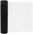 vidaXL Eurozaun Grau 1 x 25 m PVC-beschichtetes Eisen (42004517)