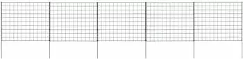 vidaXL Gartenzaun Set 77,5x64 cm Grün (146102)