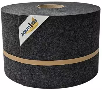 zaun|zu Sichtschutzstreifen Design Schwarzgrau 35 m x 19 cm x 0,2 cm Schwarzgrau 1 Stk.