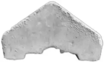 Beckers Betonzaun Pfostenkappe Klassik Diamant 14 x 5 cm Beton für Anfangspfosten der Klassik Serie