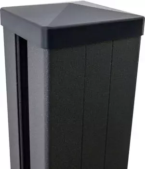 GroJa mix-it Zaunpfosten 100 cm 70 mm Anthrazit Aluminium