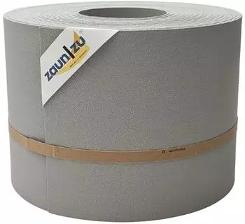 zaun|zu Sichtschutzstreifen Premium 35 m x 19 cm x 0,1 cm Steingrau