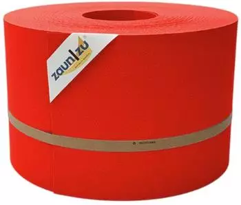 zaun|zu Sichtschutzstreifen Premium 50 m x 19 cm Rot