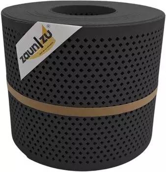 zaun|zu Sichtschutzstreifen Premium Gelocht Diamant 26 m x 19 cm x 0,1 cm
