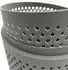 zaun|zu Sichtschutzstreifen Premium Gelocht Diamant 50 m x 19 cm x 0,1 cm