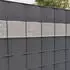 zaun|zu Sichtschutzstreifen Premium Gelocht Diamant 50 m x 19 cm x 0,1 cm