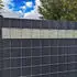 zaun|zu Sichtschutzstreifen Rille Gelocht 30% PP 50 m x 19 cm x 0,1 cm