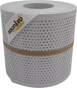 zaun|zu Sichtschutzstreifen Rille Quadrat Diamant 26 m x 19 cm x 0,1 cm