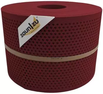 zaun|zu Sichtschutzstreifen Rille Quadrat Diamant 50 m x 19 cm x 0,1 cm Bordeaux