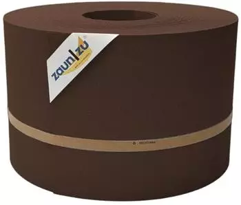 zaun|zu Sichtschutzstreifen Premium 50 m x 19 cm Braun
