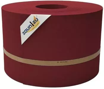 zaun|zu Sichtschutzstreifen Premium 50 m x 19 cm Bordeauxrot