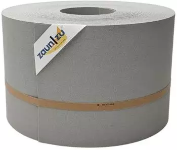 zaun|zu Sichtschutzstreifen Premium 50 m x 19 cm Steingrau