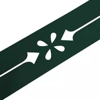 zaun|zu Sichtschutzstreifen Premium Verona 2,55 m x 19 cm x 0,1 cm Gr&uuml;n