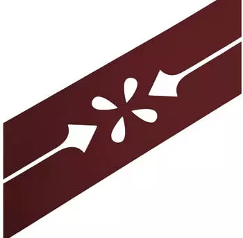 zaun|zu Sichtschutzstreifen Premium Verona 2,55 m x 19 cm x 0,1 cm Bordeauxrot