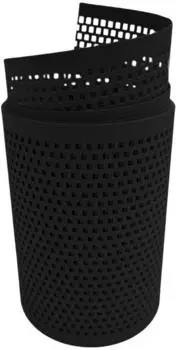 zaun|zu Sichtschutzstreifen Quadratisch 2,55 m x 19 cm x 0,1 cm Schwarz