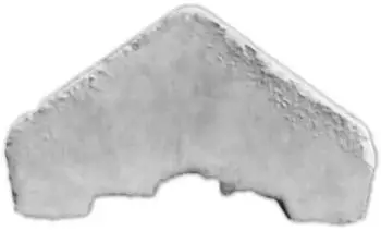 Beckers Betonzaun Pfostenkappe Klassik Diamant 14 x 5 cm Beton für Eckpfosten der Klassik-Serie