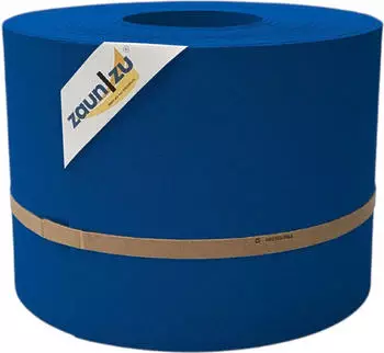zaun|zu Sichtschutzstreifen Premium 35 m x 19 cm x 0,1 cm Enzianblau