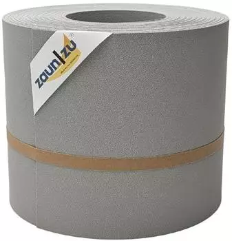 zaun|zu Sichtschutzstreifen Premium DSM 26 m x 19 cm x 0,1 cm Steingrau
