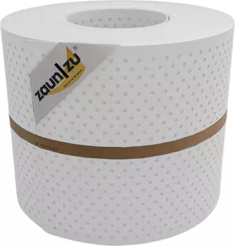 zaun|zu Sichtschutzstreifen Premium Gelocht 15% 26 m x 19 cm x 0,1 cm Weiß transluzent
