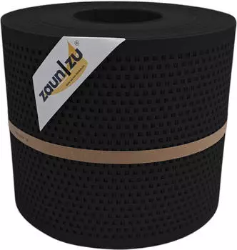 zaun|zu Sichtschutzstreifen Quadratisch 26 m x 19 cm x 0,1 cm Schwarz