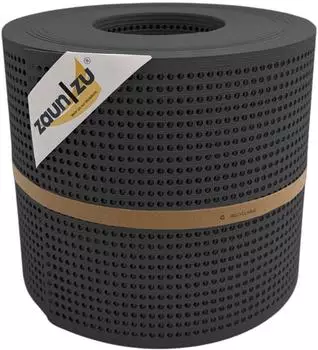 zaun|zu Sichtschutzstreifen Rille Gelocht 30% PP 26 m x 19 cm x 0,1 cm