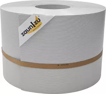 zaun|zu Sichtschutzstreifen Rille PP DSM 50 m x 19 cm x 0,1 cm