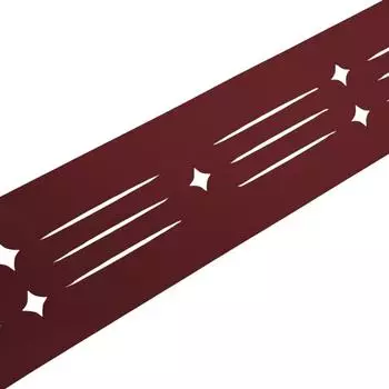 zaun|zu Sichtschutzstreifen Starline Laser 2,55 m x 19 cm x 0,1 cm Bordeauxrot
