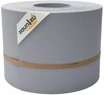 zaun|zu Sichtschutzstreifen Premium 35 m x 19 cm x 0,1 cm Fenstergrau