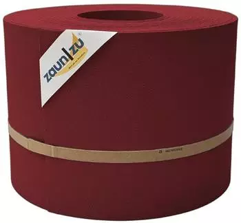 zaun|zu Sichtschutzstreifen Premium 35 m x 19 cm x 0,1 cm Bordeauxrot