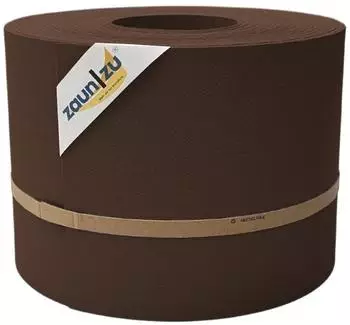 zaun|zu Sichtschutzstreifen Premium 35 m x 19 cm x 0,1 cm Braun