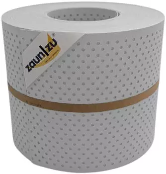 zaun|zu Sichtschutzstreifen Premium Gelocht 15% 26 m x 19 cm x 0,1 cm Lichtgrau