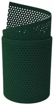 zaun|zu Sichtschutzstreifen Premium Gelocht 20% 2,55 m x 19 cm x 0,1 cm Gr&uuml;n