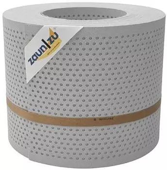 zaun|zu Sichtschutzstreifen Premium Gelocht 20% 26 m x 19 cm x 0,1 cm Lichtgrau