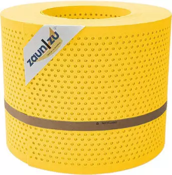 zaun|zu Sichtschutzstreifen Premium Gelocht 20% 26 m x 19 cm x 0,1 cm Gelb