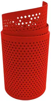 zaun|zu Sichtschutzstreifen Premium Gelocht Diamant 2,55 m x 19 cm x 0,1 cm