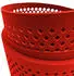 zaun|zu Sichtschutzstreifen Premium Gelocht Diamant 2,55 m x 19 cm x 0,1 cm