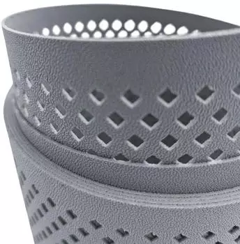 zaun|zu Sichtschutzstreifen Premium Gelocht Diamant 50 m x 19 cm x 0,1 cm