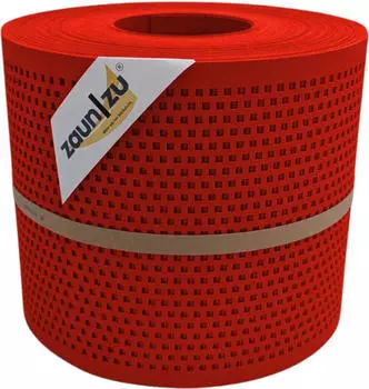 zaun|zu Sichtschutzstreifen Quadratisch 26 m x 19 cm x 0,1 cm Rot