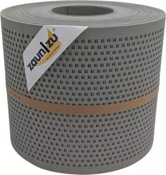 zaun|zu Sichtschutzstreifen Quadratisch 26 m x 19 cm x 0,1 cm Steingrau