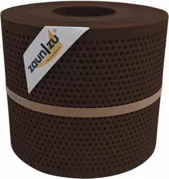 zaun|zu Sichtschutzstreifen Quadratisch 26 m x 19 cm x 0,1 cm Braun