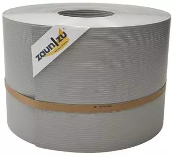 zaun|zu Sichtschutzstreifen Rille PP DSM 50 m x 19 cm x 0,1 cm Steingrau