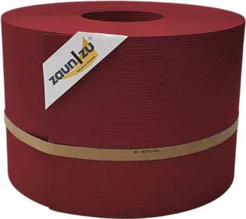 zaun|zu Sichtschutzstreifen Rille PP DSM 50 m x 19 cm x 0,1 cm Bordeaux